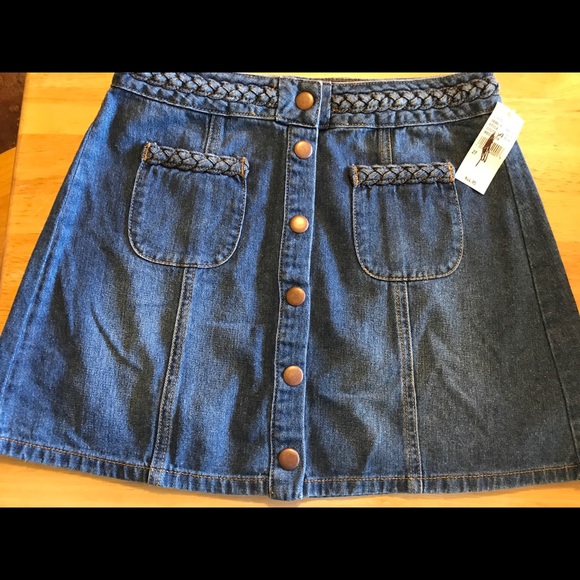 kendall and kylie denim skirt
